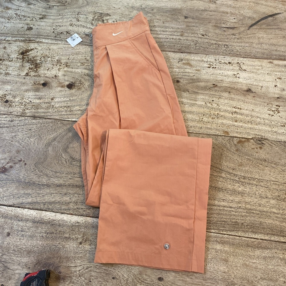 NEW Nike Sportswear Everything Wovens Women's Mid-Rise Open-Hem Pants ORANGE M - Picture 15 of 15
